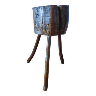 Brutalist saddle, Savoyard folk art, 1960