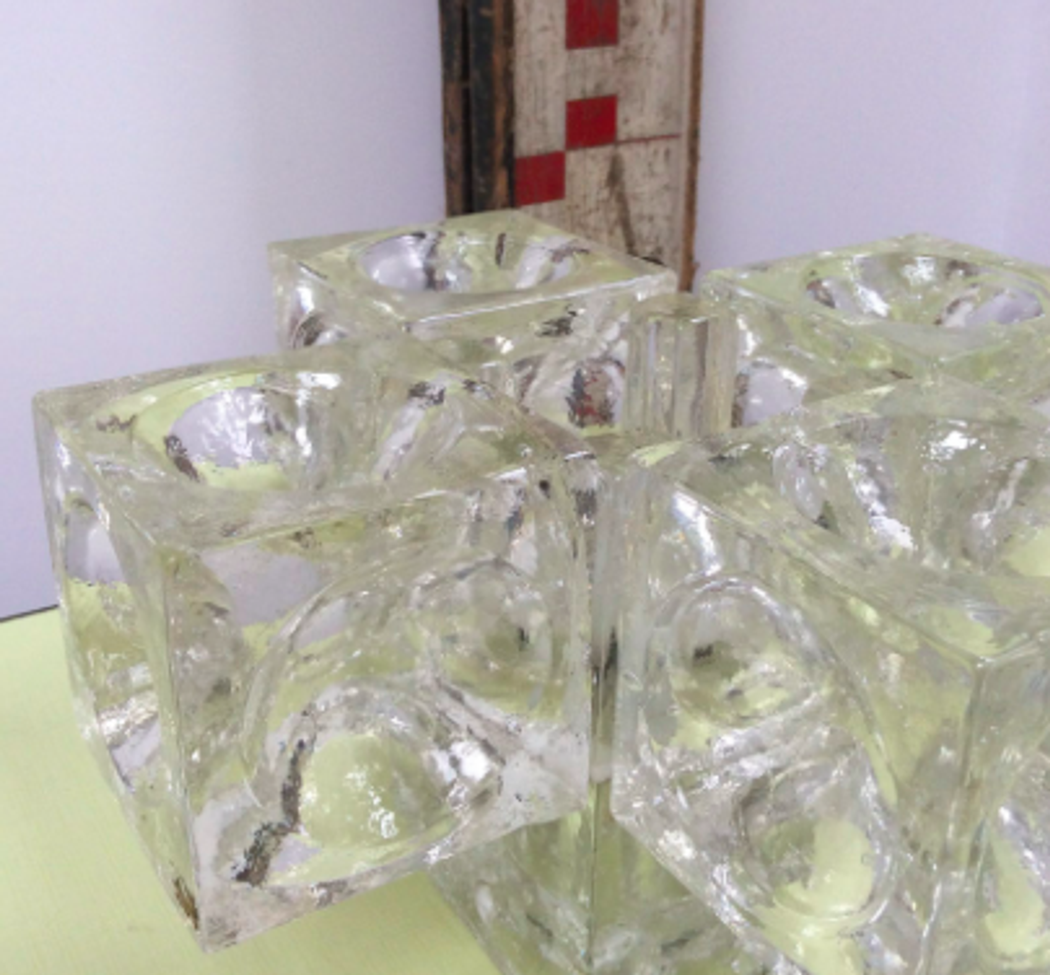 Lampe en verre