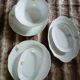 Ensemble 6 plats en porcelaine blanche
