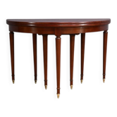 Table demi-lune à allonges en acajou – 2ème partie du XIXe