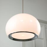 Mid-Century Large White Bud Pendant Lamp by Studio 6G for Guzzini, 1970s