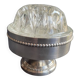Pique-fleurs - Silver metal and glass