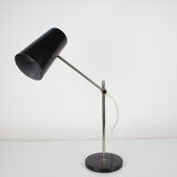 Mid-century black table lamp, 1970's.