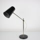 Mid-century black table lamp, 1970's.