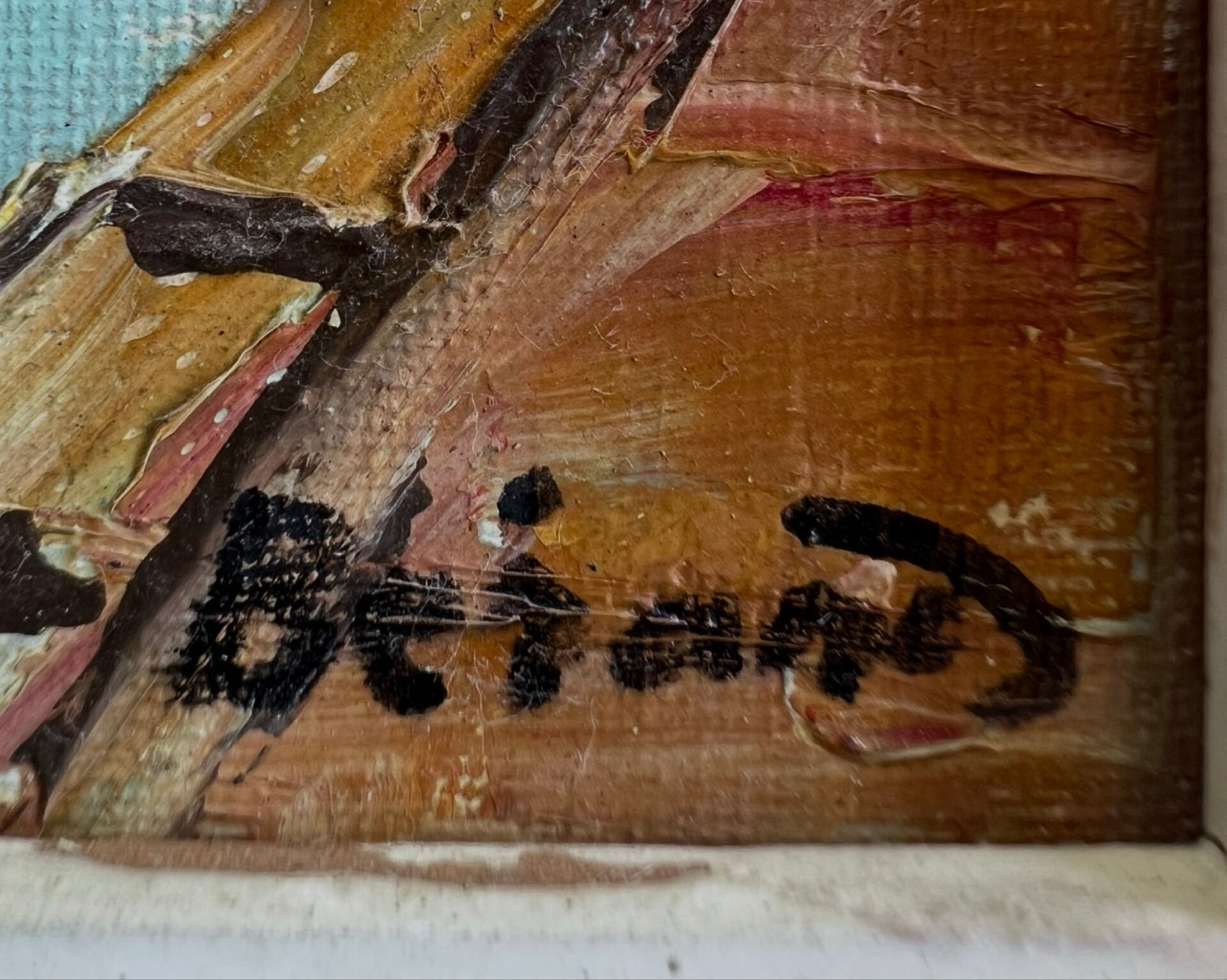 Tableau Marine Mediterranean – Régis BÉRARD (Louis BISSINGER) – Oil 1
