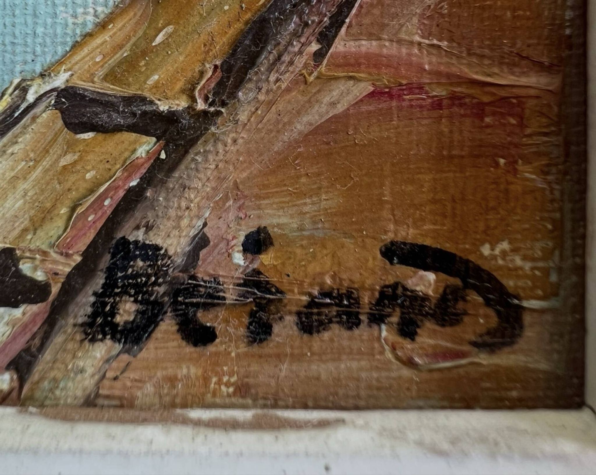 Tableau Marine Mediterranean – Régis BÉRARD (Louis BISSINGER) – Oil 1