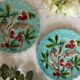 Bird barbotine plate