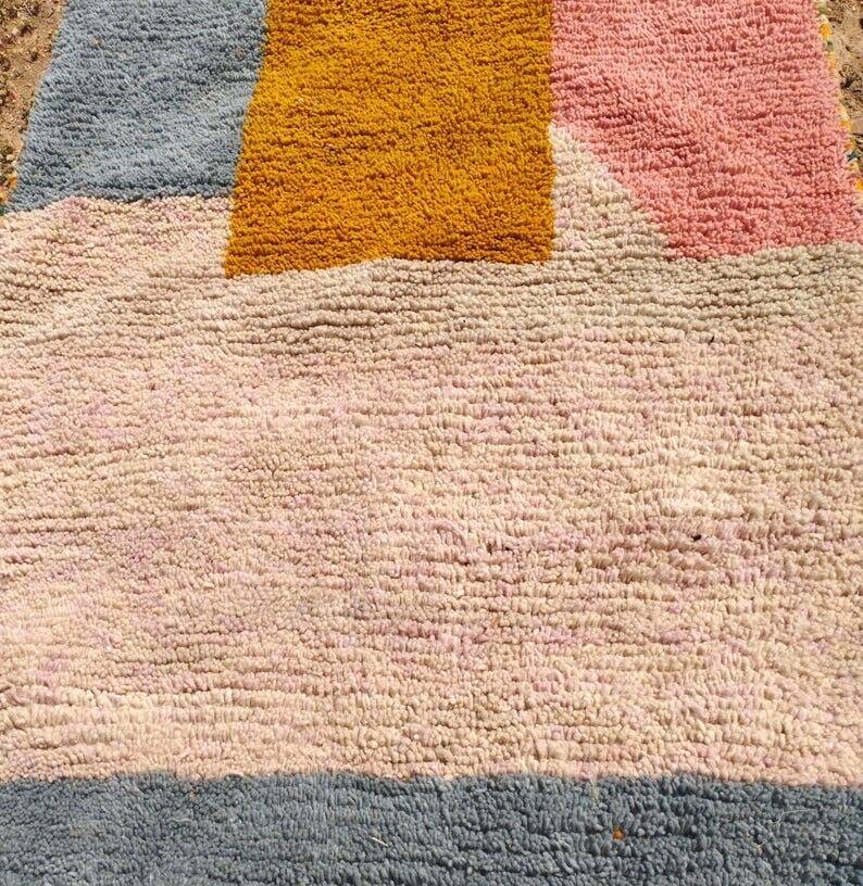 Handmade Beni Ouraine rug, size 100 x 200 cm