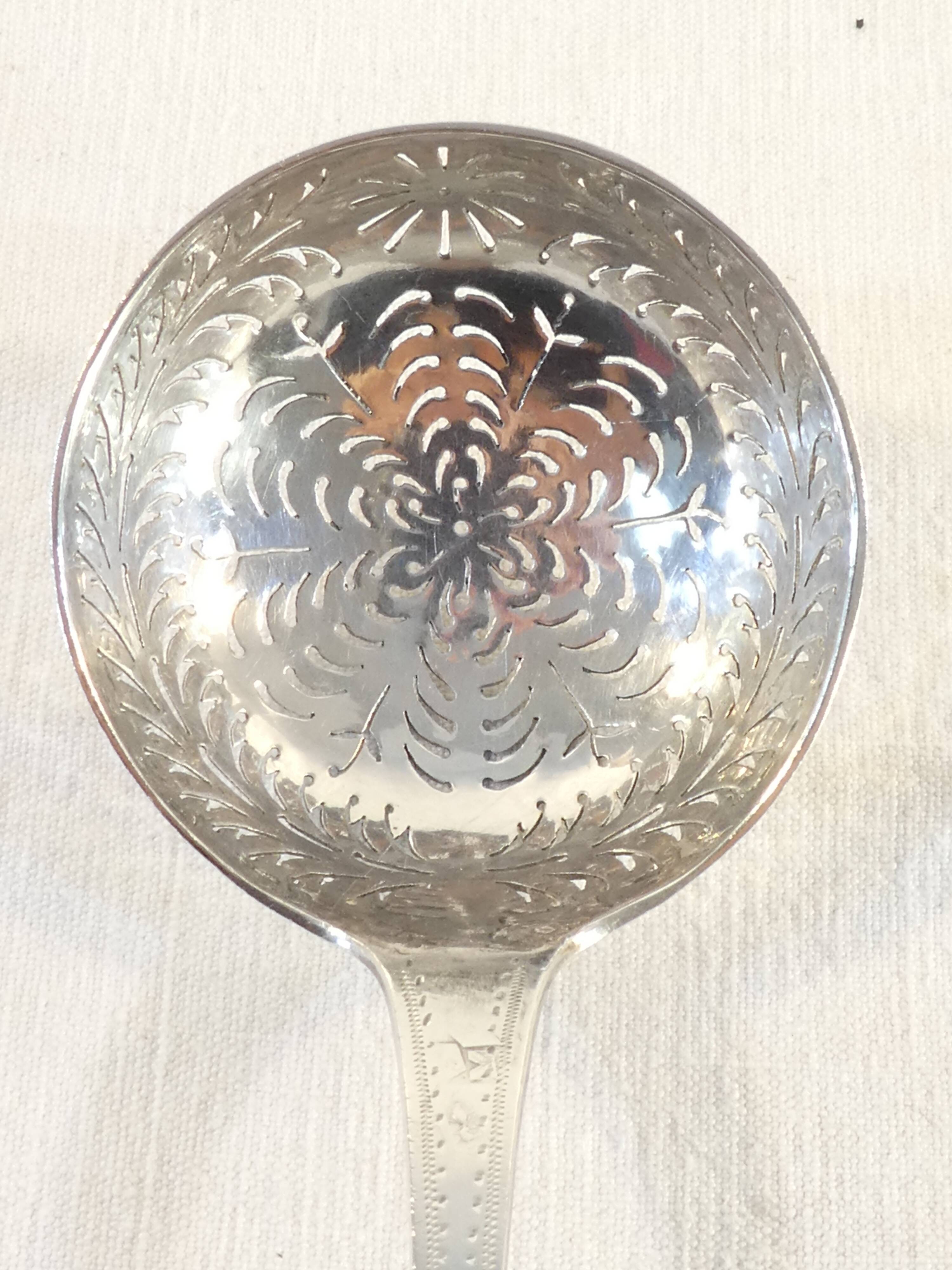 Solid Silver Sprinkler Spoon 1819-1838