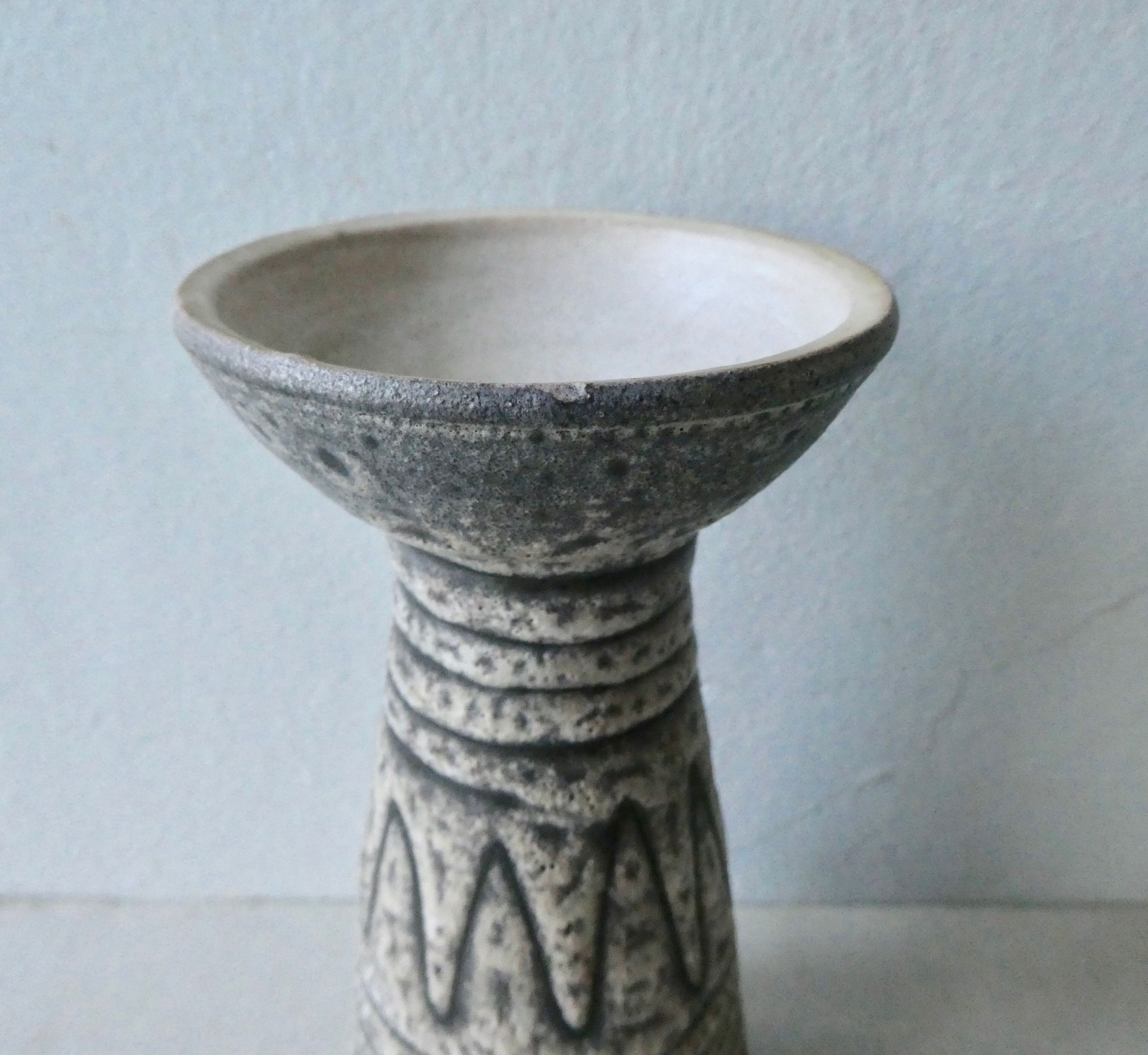 Jean Austruy ceramic hyacinth vase, 1960s