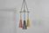 Coloured vintage ceiling lamp pendant lamp 60s 70s MCM