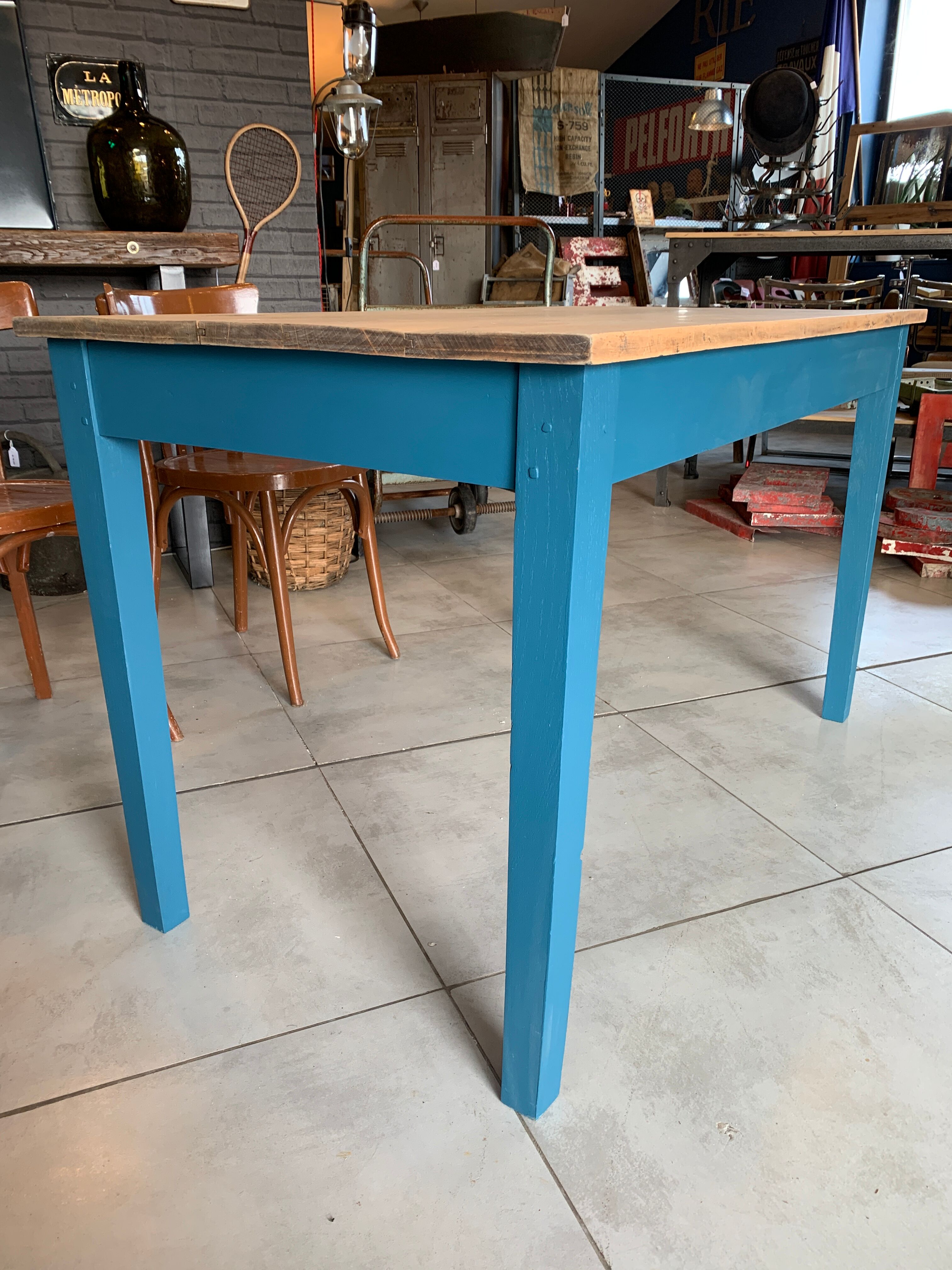 Light oak table