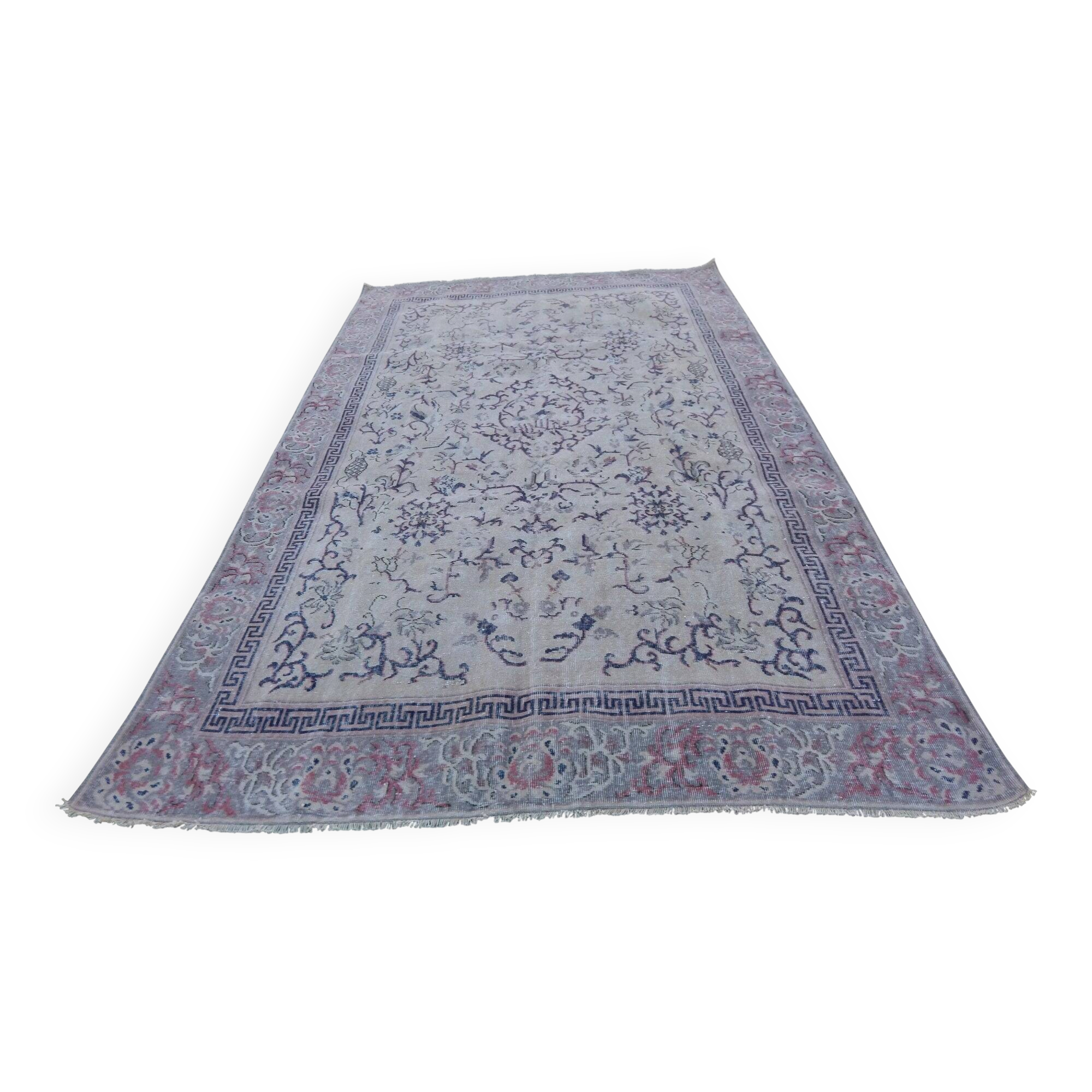 Vintage handmade Turkish rug 200x320 cm