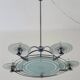 Art Deco ceiling lamp from France. 40's.