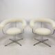 Ensemble de 2 fauteuils ronds, années 1970