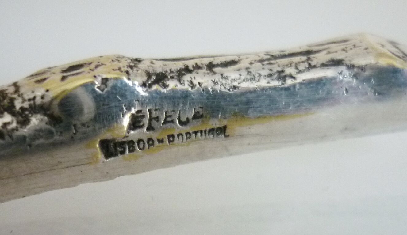 Flower, removable ashtrays and spades, iconic object 70s, silver bronze signed eLeCe Lisboa