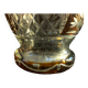 Vase en cristal de Bohême taillé