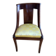 6 mahogany gondola chairs.