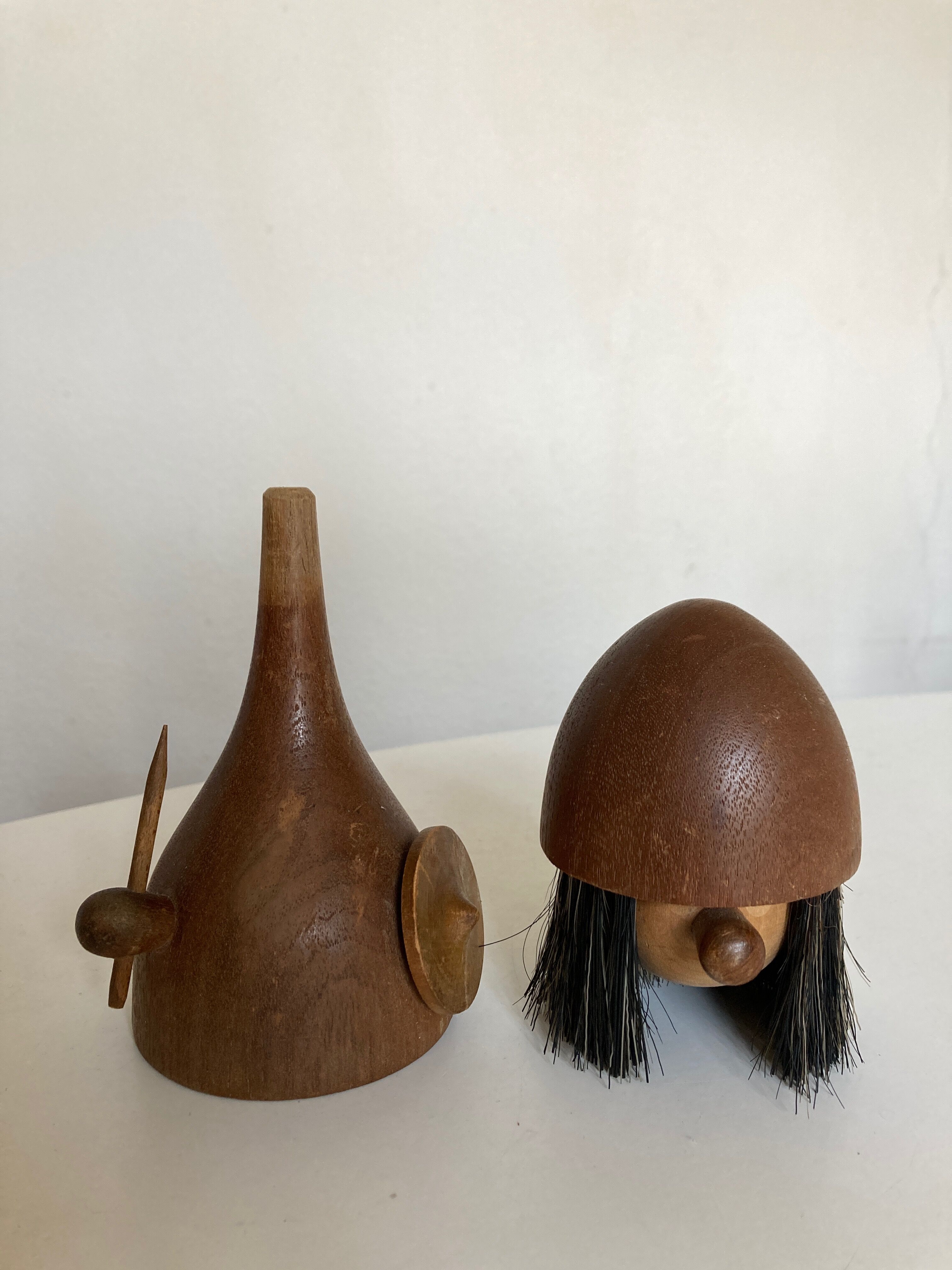 Viking doll by Kay Bojesen for Laurids Lønborg, teak Denmark 1950