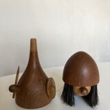 Poupée Viking de Kay Bojesen pour Laurids Lønborg, teck Denmark 1950