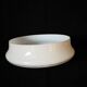 pendant lamp/lampshade/art deco in white opaline/gold lines