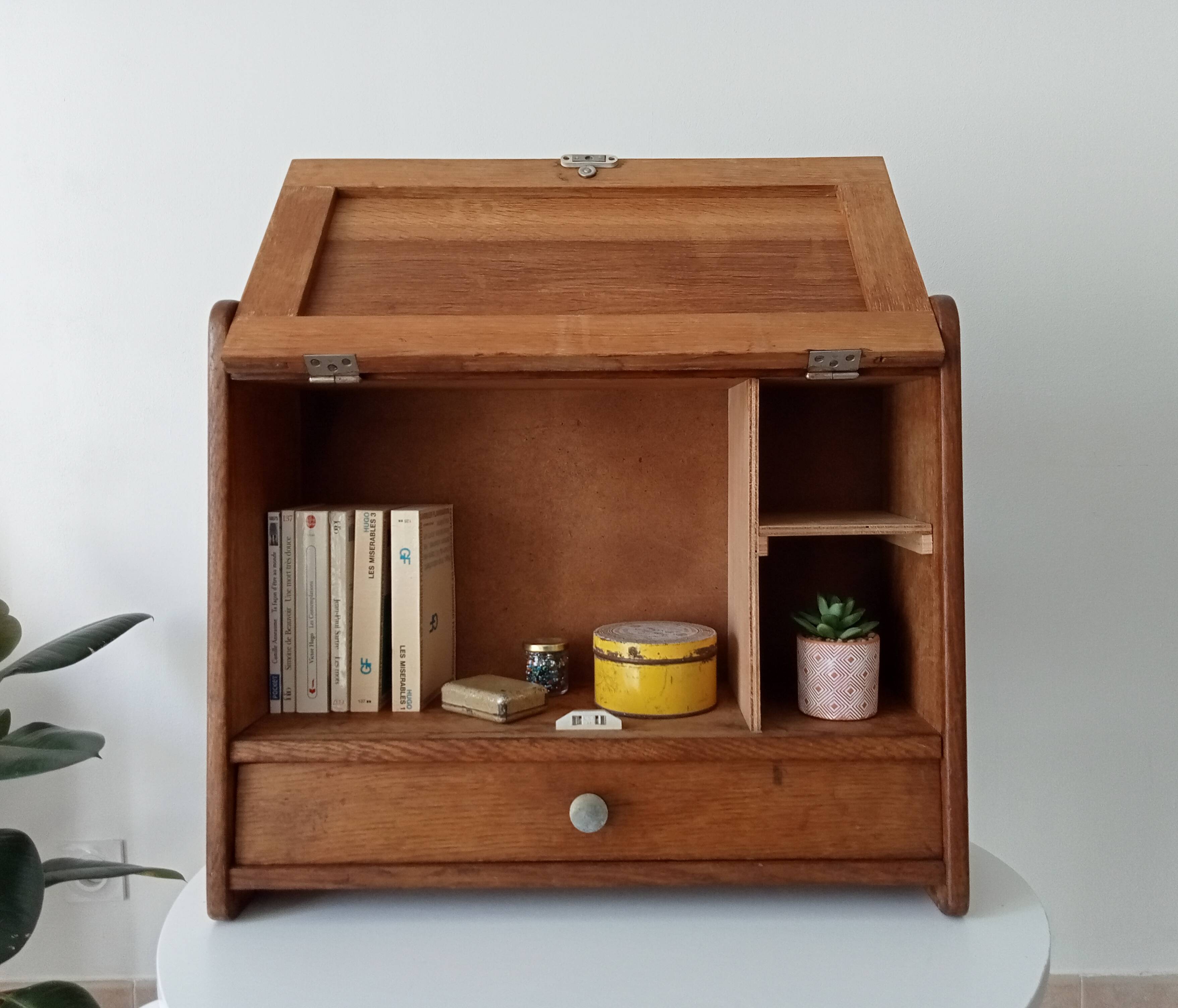 Vintage Scandinavian wall cabinet by Royal Board 60s