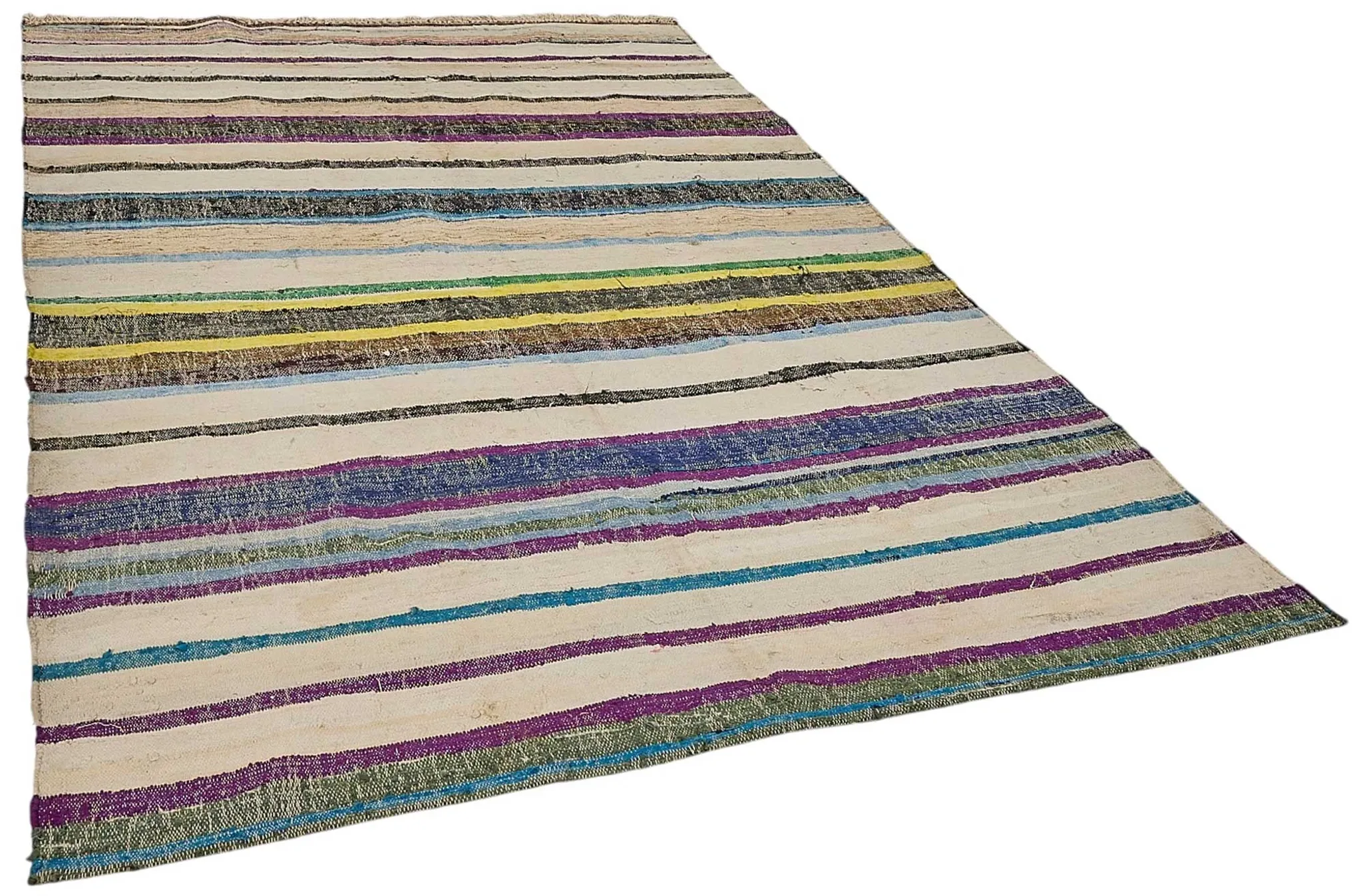 Turkish Handwoven Flatweave Chaput Kilim 180 cm x 268 cm