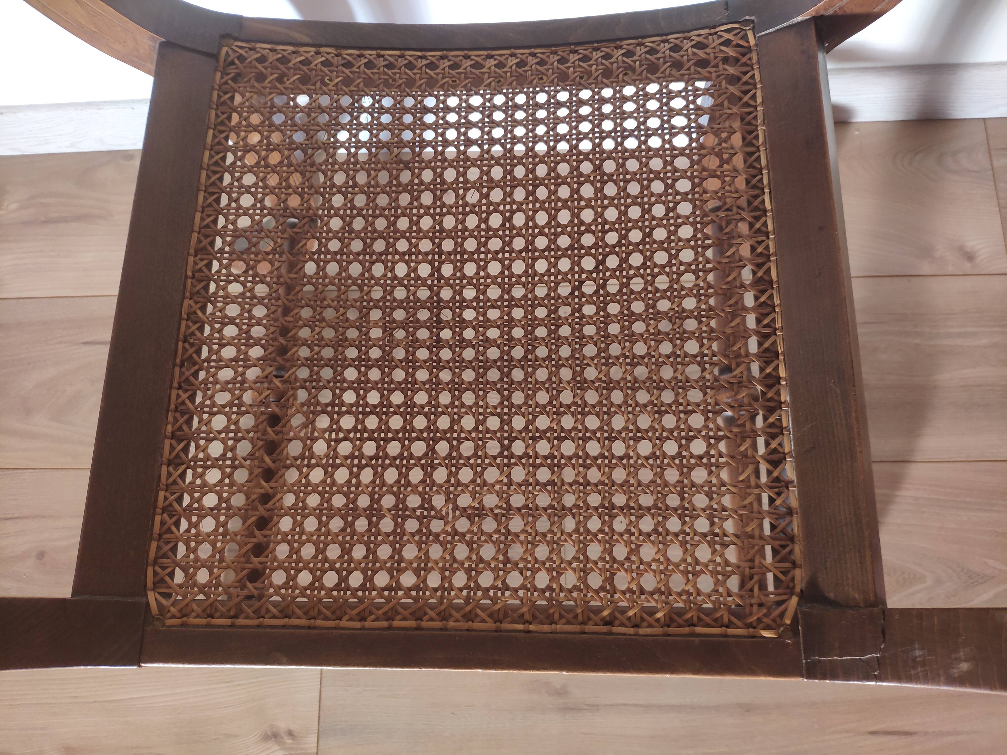 19th century Dagobert canne chair