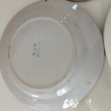 Set of 6 plates with birds and roosters.