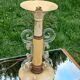 Lampe vintage des années 50 tôle, plexi et bois