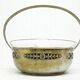 Silver-plated brass sugar bowl from Berndorf, Germany, 1920s