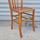 Bistro chair in solid oak