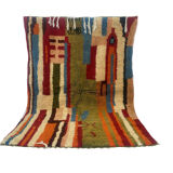 Handcrafted Moroccan Berber carpet 170 x 120 CM
