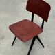 Set of 4 vintage school chairs Galvanitas S16 Netherlands Design