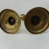 Pair of brass candlesticks