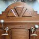 Antique oak entrance wardrobe