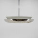 Bauhaus functionalist nickel chandelier UFO, 1930s, restored