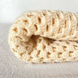 Crochet plaid blanket 125x130