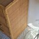 Commode en rotin années 70 vintage