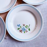 4 Salins dessert plates