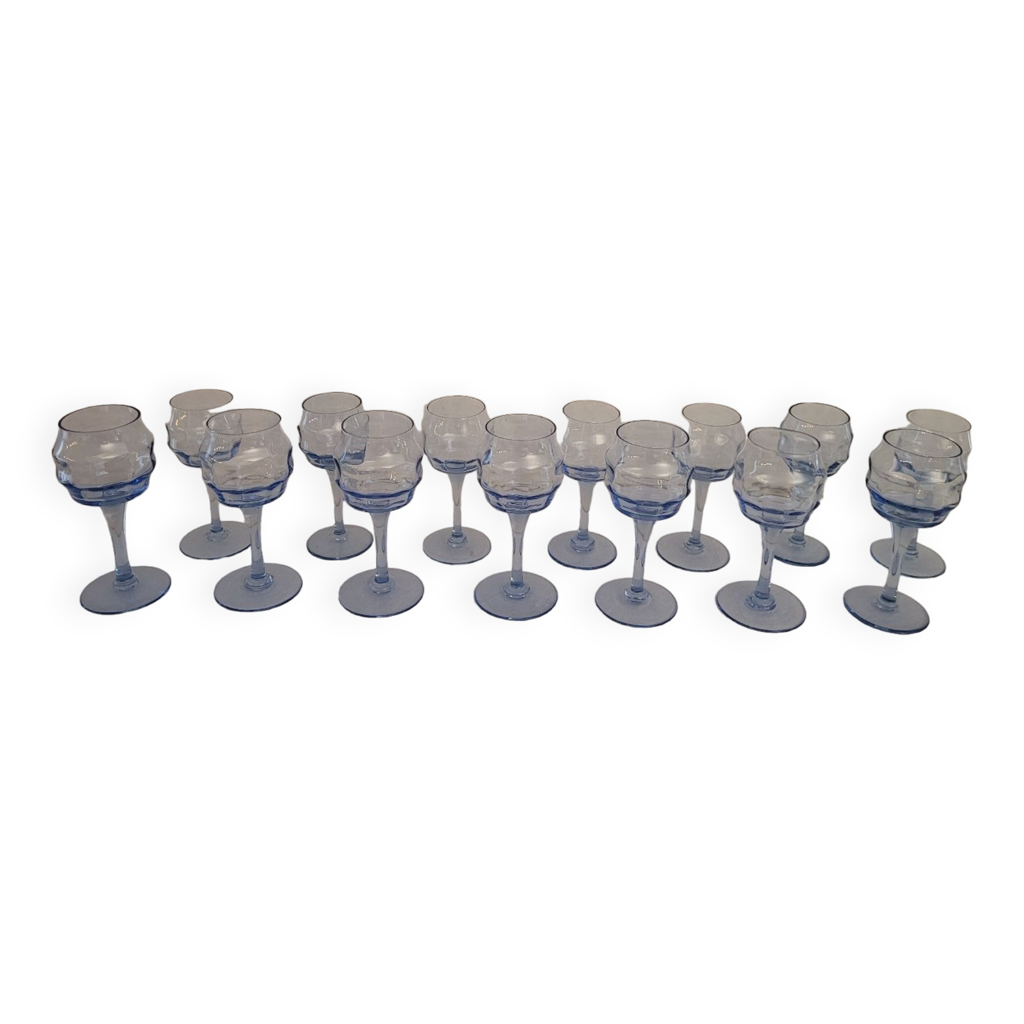 Art deco stemware