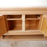 Mid-century blonde french credenza