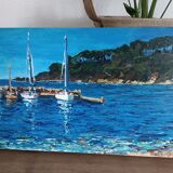 Llafranc landscape canvas