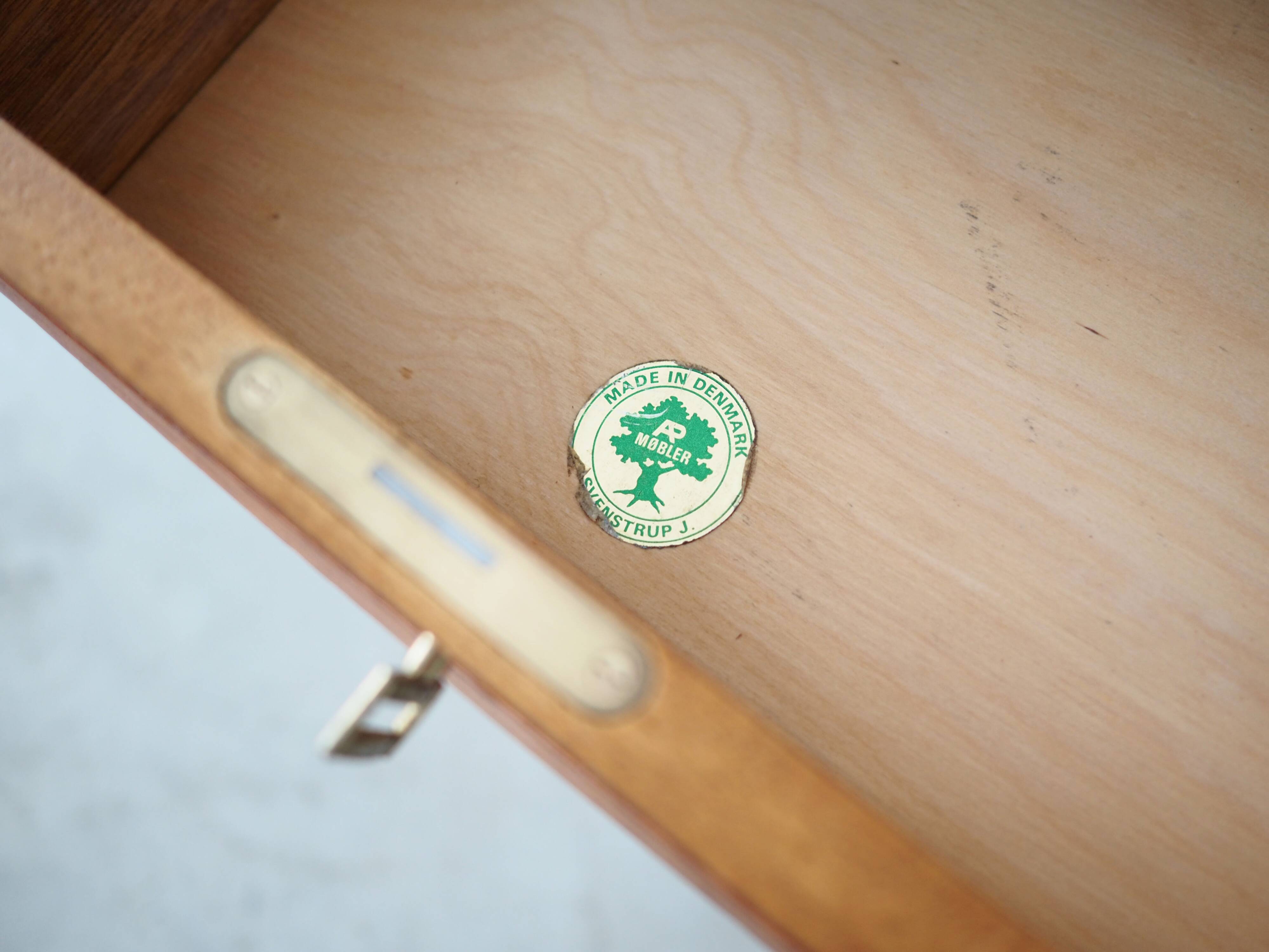 Teak desk, Danish design, 1970s, manufactured by AP Møbler Svenstrup