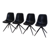 Set of 4 design chairs