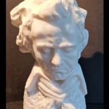 Carrara marble Beethoven bust