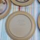 6 plates plated sandstone Sarreguemines Chamonix