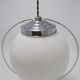 Opaline globe pendant lamp