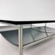 Table Basse Postmoderne en Verre et Acier par Metaform, 1990s