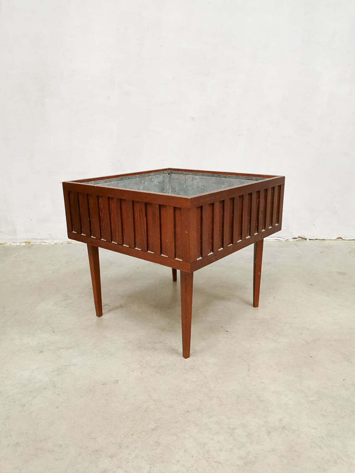 Teak indoor planter plant stand ‘minimalism’